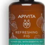Apivita Body Care Refreshing Fig Shower Gel with Essential Oils
