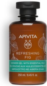 Apivita Body Care Refreshing Fig Shower Gel with Essential Oils