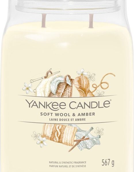 Yankee Candle - Soft Wool & Amber Signature Large Jar