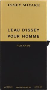 Issey Miyake Leau Dissey Pour Homme Noir Ambra c  Eau De Parfum 100 Ml  man - Afbeelding 2