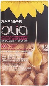 Olia Permanent Color By Garnier #8.31-rubio-miel-4-pcs - Afbeelding 2