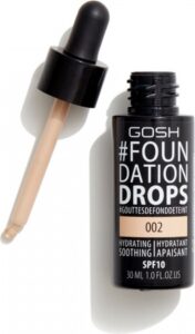 Gosh - #Foundation Drops Moisturizing & Smoothing Face Primer 002 Ivory 30Ml - Afbeelding 3