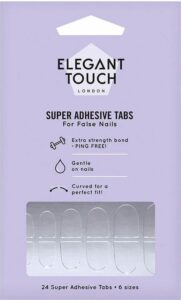 Adhesives Elegant Touch Super Adhesive False nails (24 pcs) - Afbeelding 2