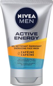NIVEA MEN Active Energy Reinigingsgel - Gezichtsreiniger - Met Cafeïne - Revitaliseert de Huid - 100 ml