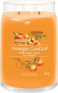 Yankee Candle - Farm Fresh Peach Signature Large Jar - Afbeelding 4