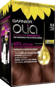 Olia Permanent Color By Garnier #5.5-caoba-4-pcs - Afbeelding 3