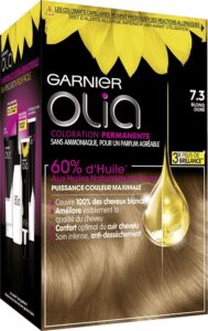 Olia Permanent Color By Garnier #7.3-golden-dark-blonde-4-pcs - Afbeelding 2