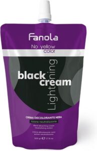 Fanola Crème No Yellow Black Lightening - Afbeelding 2