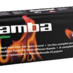 Samba Firelog - Haardblok - Paraffine - 1,1 kg. Inclusief 160 aanmaakblokjes