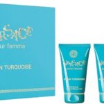 Versace Dylan Turquoise pour Femme Giftset - 50 ml eau de toilette spray + 50 ml showergel + 50 bodylotion - cadeauset voor dames