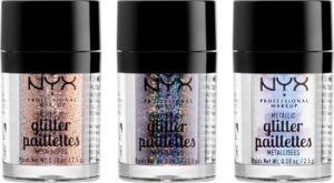 NYX Professional Makeup Metallic Glitter - Goldstone - Glitter - 2,5 gr - Afbeelding 6