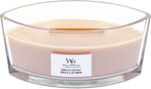 WoodWick Heartwick Flame Ellipse Geurkaars - Vanilla & Sea Salt - Afbeelding 4