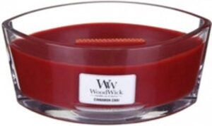 WoodWick Heartwick Flame Ellipse Geurkaars - Cinnamon Chai - Afbeelding 2