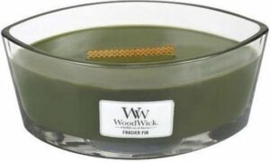WoodWick Heartwick Flame Ellipse Geurkaars - Frasier Fir - Afbeelding 3