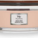 WoodWick Heartwick Flame Ellipse Geurkaars - Coastal Sunset