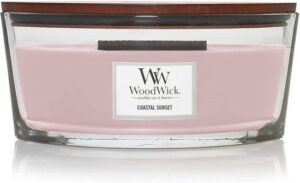 WoodWick Heartwick Flame Ellipse Geurkaars - Coastal Sunset - Afbeelding 4
