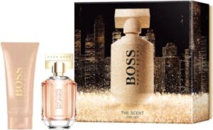 HUGO BOSS THE SCENT 2 PCS SET FOR WOMEN  1 7 EAU DE PARFUM SPRAY   3 3 BODY LOTION - Afbeelding 4