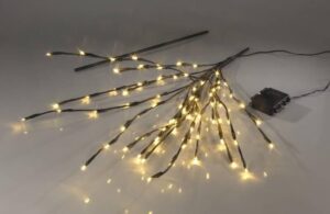 Verlichte Boom - 110cm - 80 LED's - Warm wit - timer - Afbeelding 2