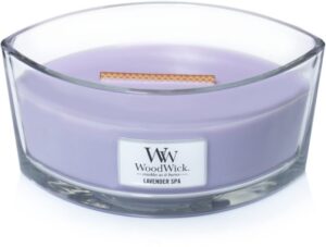 WoodWick Heartwick Flame Ellipse Geurkaars - Lavender Spa - Afbeelding 3