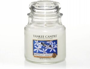 Yankee Candle Geurkaars Small Midnight Jasmine - 9 cm / ø 6 cm - Afbeelding 3