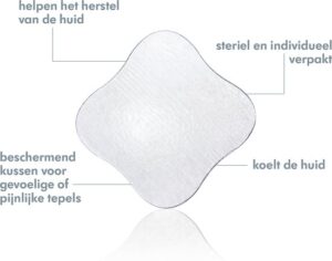 Medela Hydrogel Pads verkoeling van gevoelige of pijnlijke tepels helpt het herstel - 4 stuks - Afbeelding 2