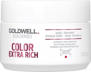 Goldwell Dualsenses Color Extra Rich 60sec Treatment Masker DikWeerbarstigGekleurd Haar 200ml