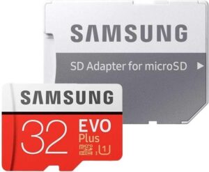 Samsung Evo+ 32GB Micro SDHC class 10 - met adapter - Afbeelding 2