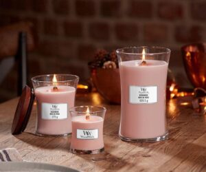 WoodWick Rosewood Ellipse Candle - Afbeelding 3