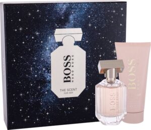 HUGO BOSS THE SCENT 2 PCS SET FOR WOMEN  1 7 EAU DE PARFUM SPRAY   3 3 BODY LOTION