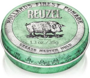 Reuzel Green Grease medium hold by Schorem - 35 gr - Wax - Afbeelding 2