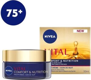 Nivea Vital Comfort & Nutrition 75+ Nachtcreme - 50 ml - Afbeelding 3