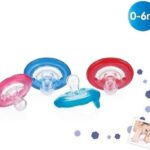 Nuby Fopspeen Natural Flex 0-6 maanden-Rood