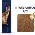 Vopsea Permanenta Wella Professionals Koleston Perfect 8/01, Blond Deschis Natural Cenusiu, 60ml