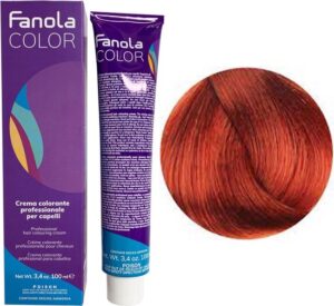 Fanola Haarverf Professional Colouring Cream 7.44 Blonde Intense Copper - Afbeelding 2
