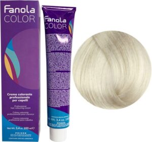 Fanola Haarverf Professional Colouring Cream 12.2 Super Blonde Platinum Pearl Extra - Afbeelding 2