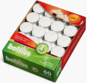 60 stuks Bolsius Waxinelichtjes met Cup 4 uur - Afbeelding 2