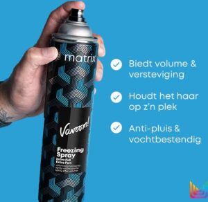 Matrix Vavoom Freezing Spray Extra Full - Haarspray voor extra stevige fixatie, definitie en volume - 500 ml - Afbeelding 2