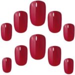 Elegant Touch Rich Red Nails - Kunstnagels - Nagels - Press on nails - Plaknagels - Nepnagels - 24 stuks - Beste Kwaliteit - Afbeelding 2