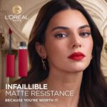LorealParis Infaillible Matte Resistance lippenstift ÃƒÆ’Ã‚Â¢ÃƒÂ¢Ã¢â‚¬Å¡Ã‚Â¬ÃƒÂ¢Ã¢â€šÂ¬Ã…â€œ Langhoudende Vloeibare Lipstick met een matte finish Verrijkt met Hyaluronzuur - 240 Road Tripping - 5ml - Afbeelding 7