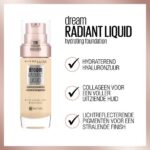 Maybelline Dream Satin Liquid Foundation & Serum 10 Ivory 30ml - Afbeelding 3