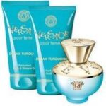 Versace Dylan Turquoise pour Femme Giftset - 50 ml eau de toilette spray + 50 ml showergel + 50 bodylotion - cadeauset voor dames - Afbeelding 4