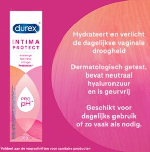 Durex Intimate Protect 2In1 Prebiotische Balancer Intieme Gel, Pro-Ph-formule, Hyaluronzuur, Geurvrij - 50 ml - Afbeelding 3