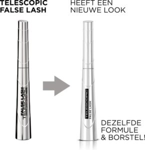 Loreal Paris Paris Paris False Lash Telescopic Mascara  Magnetic Black  9 ml - Afbeelding 4