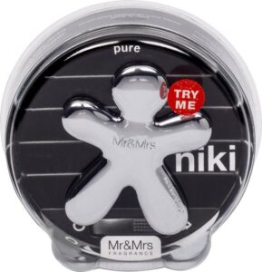 Mr & Mrs Fragrance Niki Car Chrome Silver - Pure - Afbeelding 2