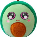 Little Biggies - Avocado - Opblaasbare Pluchen Knuffelbal - Groen- 3+ Jaar