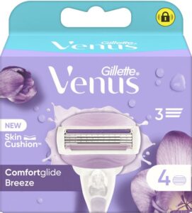 Gillette Venus Comfortglide Breeze - Voor Een Gladde Scheerbeurt - 4 Navulmesjes - Afbeelding 3