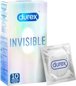 Durex Invisible Extra Lubricated Condoms 12 U