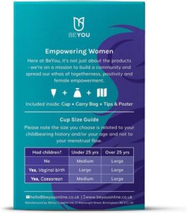 BeYou Menstruatiecup - Biologisch - Afbeelding 3