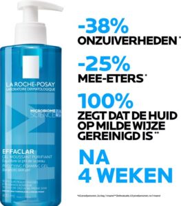 La Roche-Posay Effaclar Zuiverende Reinigingsgel +M - voor een Vette, Onzuivere Huid met Neiging tot Acne - 400ml Navulverpakking - Afbeelding 4