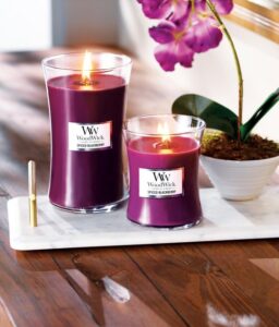 WoodWick Geurkaars Mini Black Cherry 85 gr - Afbeelding 2